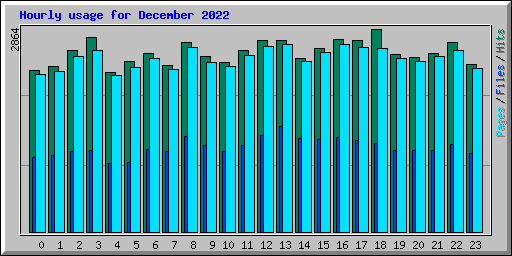 Hourly usage for December 2022